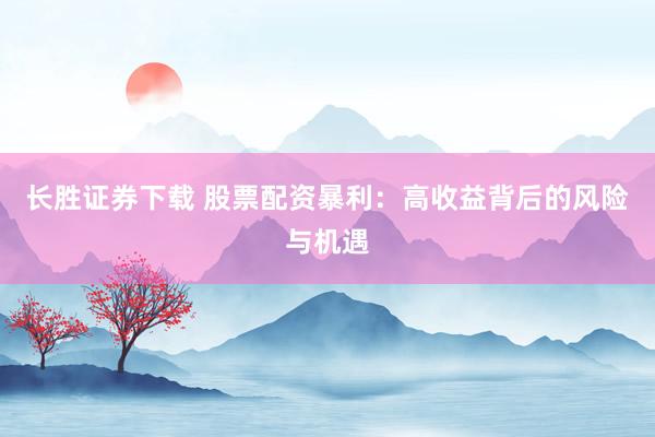 长胜证券下载 股票配资暴利:高收益背后的风险与机遇